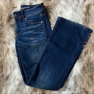 American Eagle Blue Jeans 4 Short Straight Boot